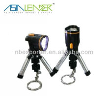 Plastic led light lantern keychain flashlight